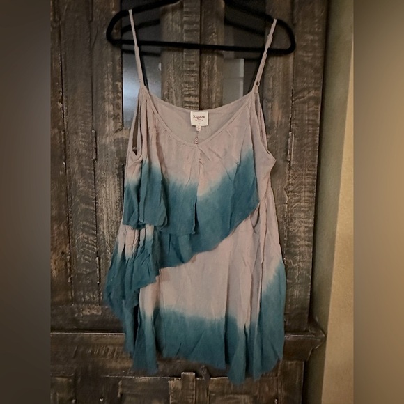 Hayden Tops - Hayden Los Angeles Ombré Strappy Flowy Tunic NWT 2 Available Sizes XL and 1X